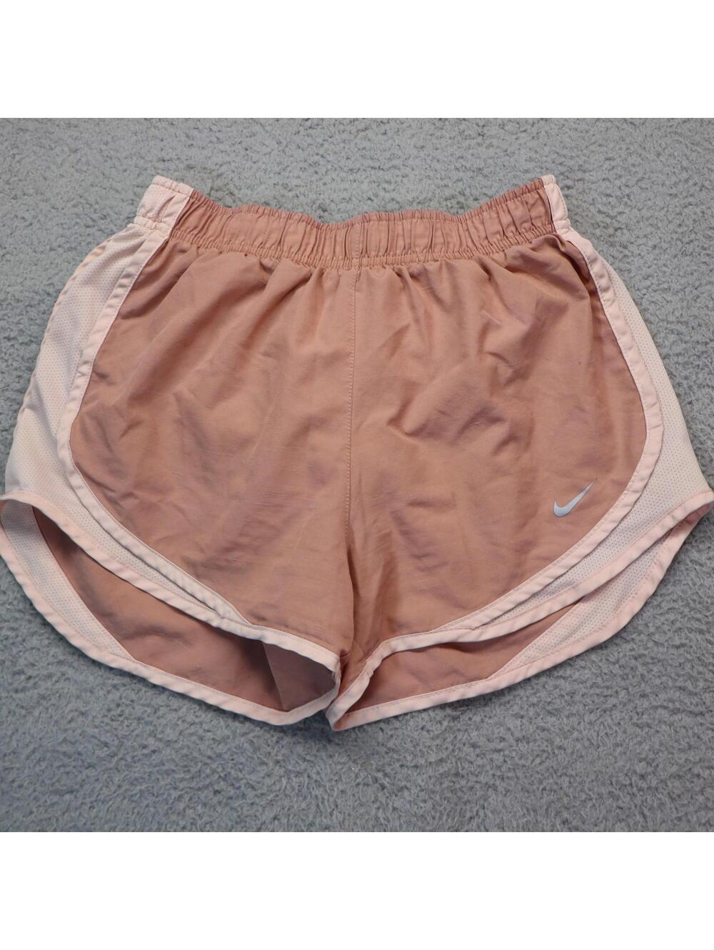 Nike Women Small Shorts Rose Tempo Dri-Fit Running w/ Lining